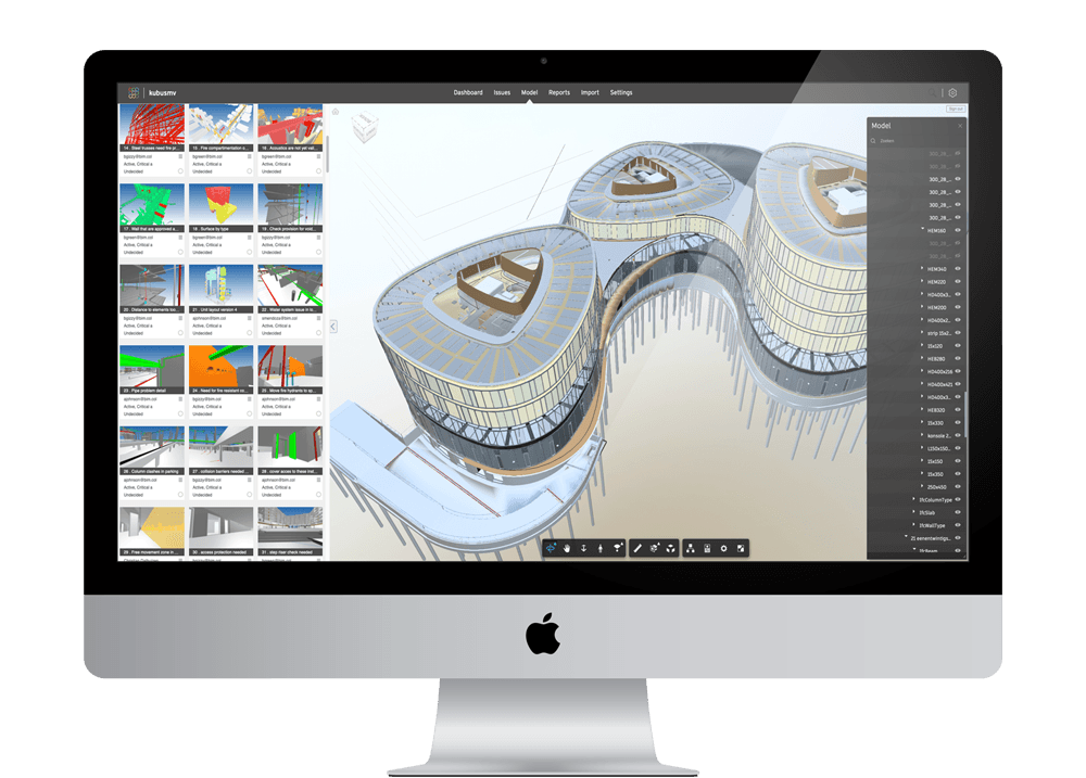 screenshot of BIMcollab Cloud